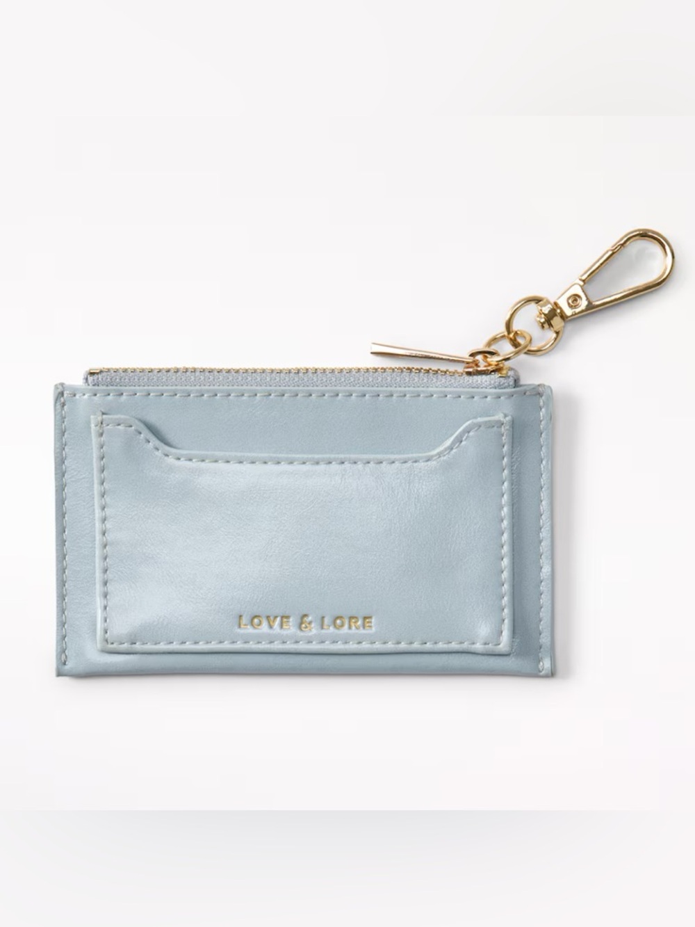 🛍️3/$20🛍️ Love & Lore Key Card Holder - Glossy Pearl Blue